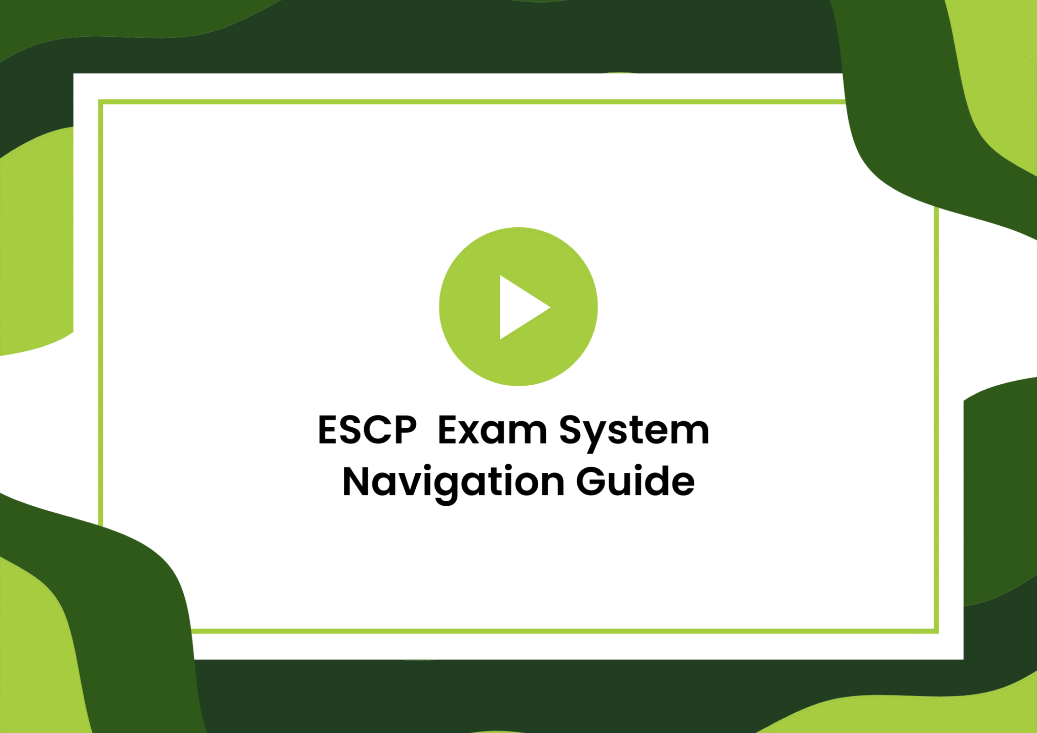 ESCP Portal Navigation Guide - SPESSE Environment Node